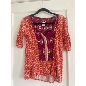 Akemi+Kin Anthropologie Flowy Boho Top